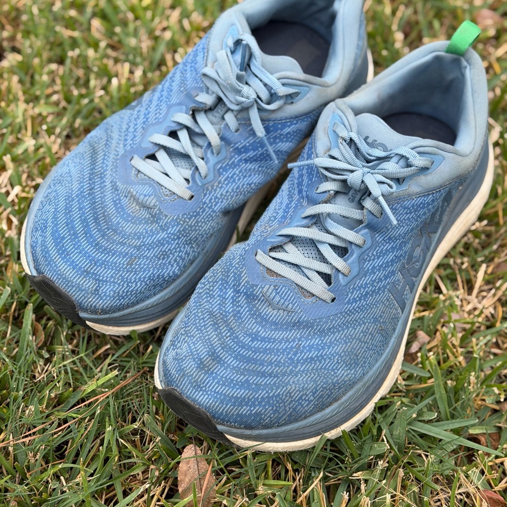 HOKA Blue Athletic Running Shoes